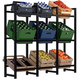 thumbnail of Support pour caisses de boissons Stack Noir /116x135x31 cm