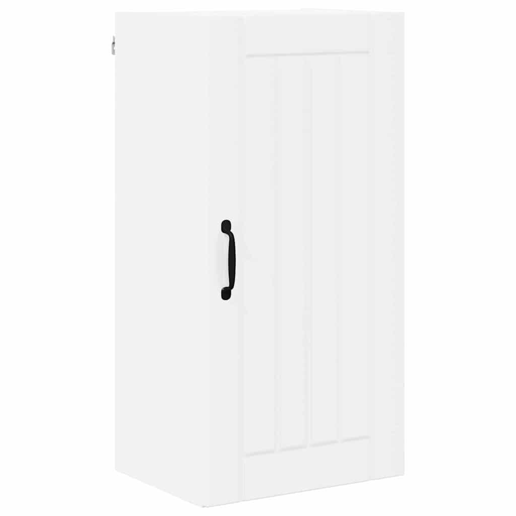 vidaXL Keukenkast aan de muur met plank Hoogglans wit 40 x 31 x 80 cm