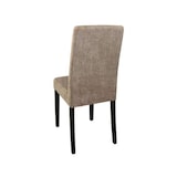 thumbnail of Bolero eetkamerstoelen met viscose bekleding in licht naturel, 2 stuks