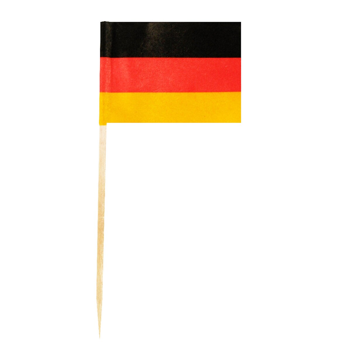 2500x Flaggenpicker Fahnenpicker Deko-Picker Land 'Deutschland'
