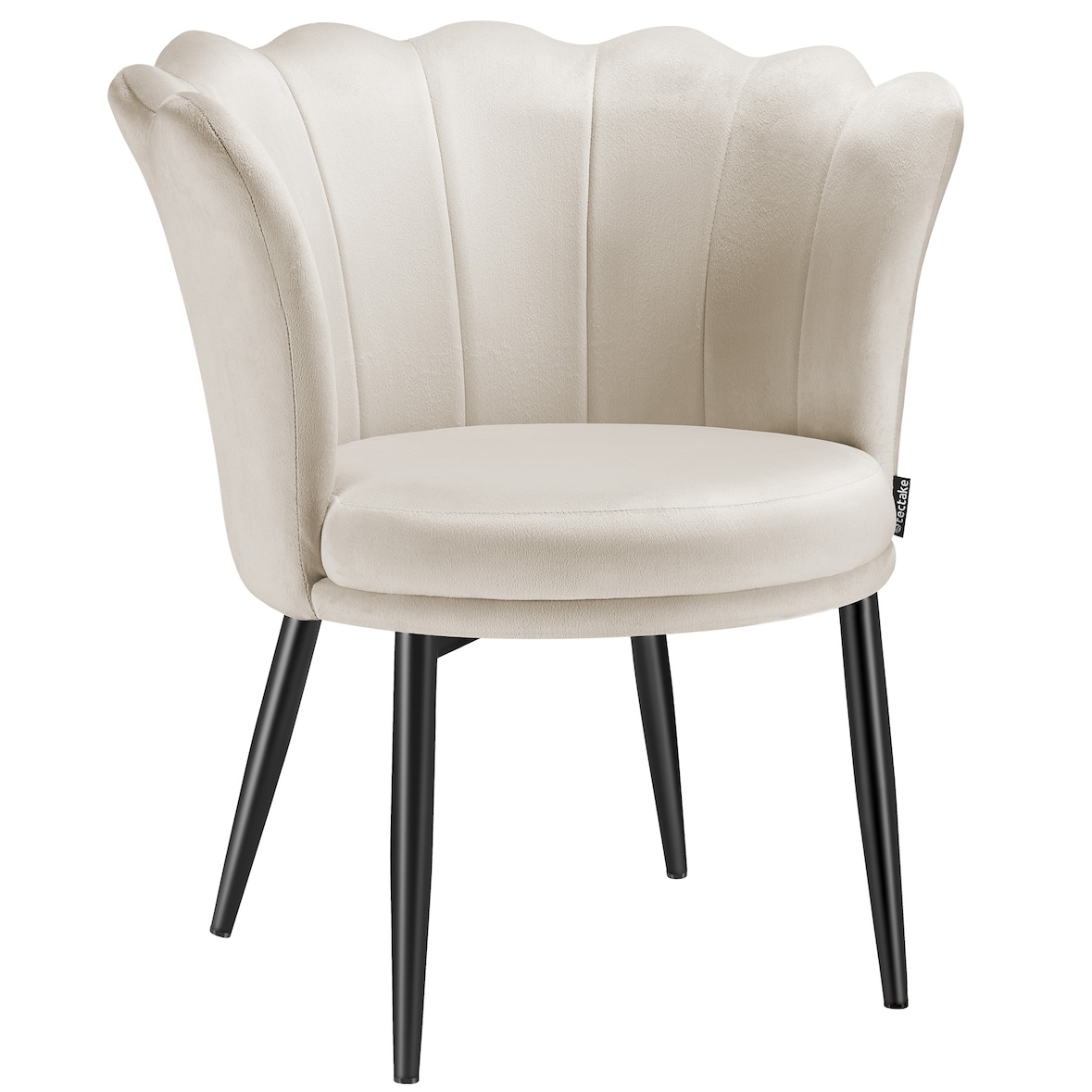 tectake Poltrona Stella, imbottitura spessa, 67x64x76cm - 405917