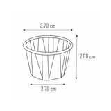 thumbnail of MONOUSO - Eisbecher aus Plissiertem Papier 22ml (250 Stück)