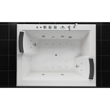 thumbnail of Badewanne Spa Eckbadewanne Wanne Pool Massagewanne Whirlpool XXL 2 Personen BABILON weiss