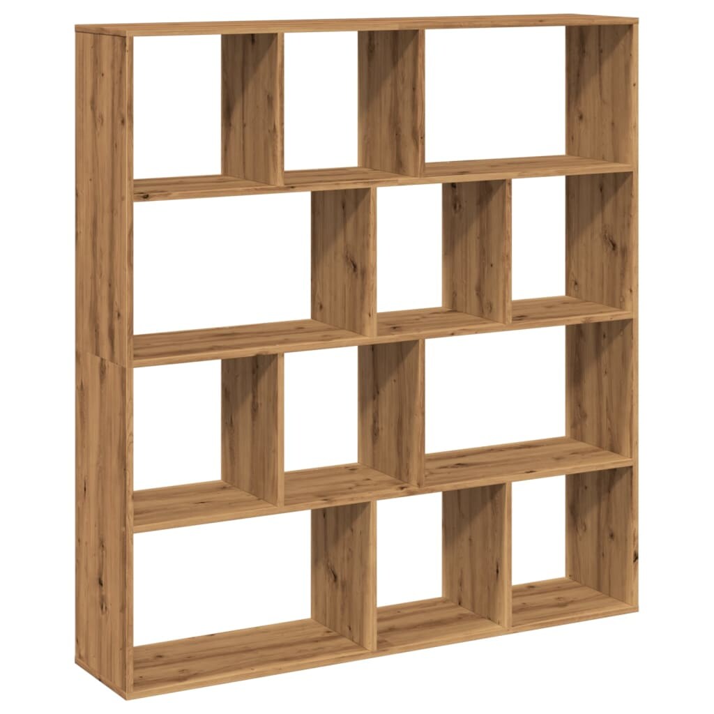vidaXL Bücherregal Artisan-Eiche 132x29x141,5 cm Holzwerkstoff