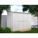 thumbnail of Casetta giardino Box in lamiera di Acciaio Zincato 307x100cm x h1.92m - 75KG - 3.07mq - BIANCO