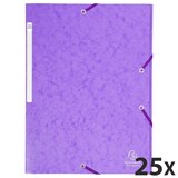 thumbnail of Exacompta 17115H 25x Elastomap Maxi Capacity met kleppen in glanskarton 425g/m2, 24x32cm voor formaat DIN A4, paars