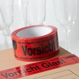 thumbnail of 6 x Klebeband Vorsicht Glas (0,48 x 66 m)