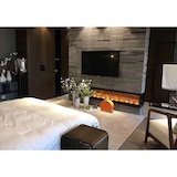 thumbnail of Chaminé CAMINETTO VESUVIO 2 m de comprimento, lareira eléctrica integrada 1500W, Preto