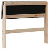 thumbnail of vidaXL Gepolstertes Kopfteil Taupe 90 cm Massives Kiefernholz