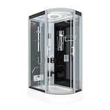 thumbnail of Dampfdusche Sauna Dusche Duschkabine D60-73T3R-EC 80x120 cm mit 2K Scheiben Versiegelung