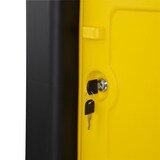 thumbnail of Carrello per pulizie Jantex, nero, con armadietto chiudibile a chiave.