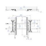 thumbnail of Chief XTM1U neigbare TV Wandhalterung 55-82 Zoll, schwarz