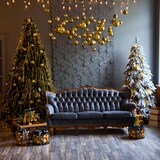 thumbnail of WellHome - Set mit 60 Weihnachtskugeln in Goldfarbe