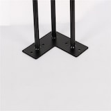 thumbnail of Hairpin Legs Haarnadelbeine Tischgestell Tisch Kufe 4er Set Schwarz (45cm) 372002