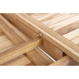 thumbnail of Gartentisch ausziehbar Teak Holz 120 - 170 cm oval BORNEO