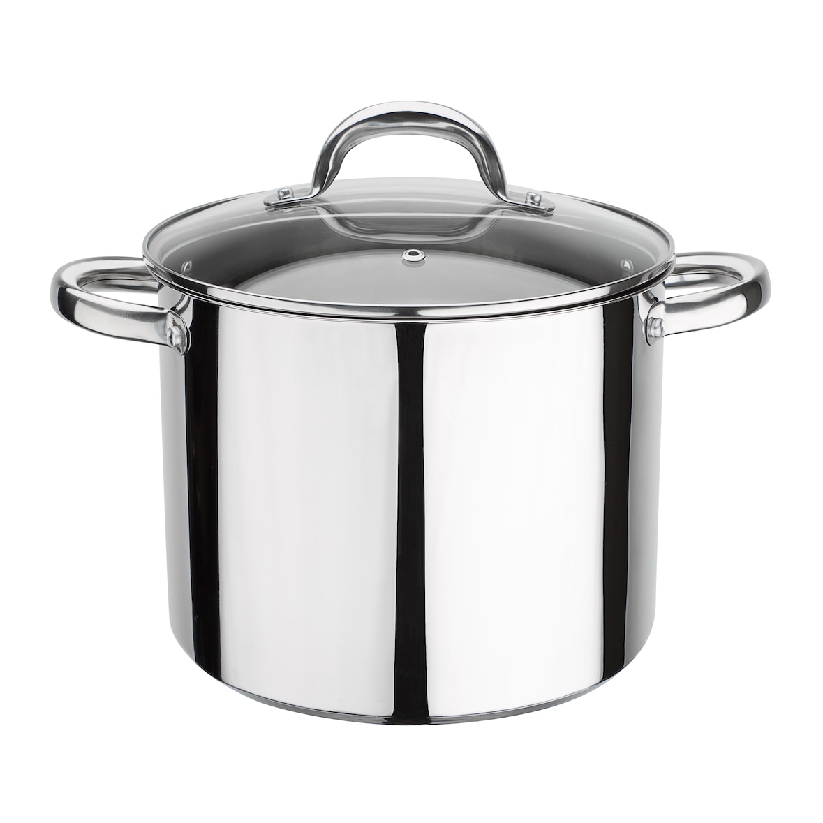 GSW Gemüsetopf Montreal 24 x 22,0 cm mit Glasdeckel, 10 Liter, induktionsgeeignet, backofengeeignet bis 240°C