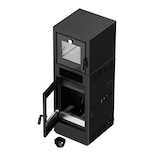 thumbnail of Poêle à Granulés Etanche avec Four Ardoria 13 kW Sannover