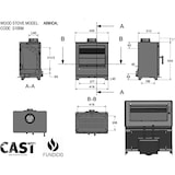 thumbnail of FUNDICIO - Estufa de Leña de Hierro Fundido Modelo AINHOA de 8 kW - ECODESIGN
