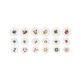 thumbnail of Servies 18 stuks le primizie verse vruchten new bone china