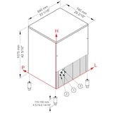 thumbnail of Machine à glaçons Brema CB 1265A HC - 130 kg de glaçons pleins par jour