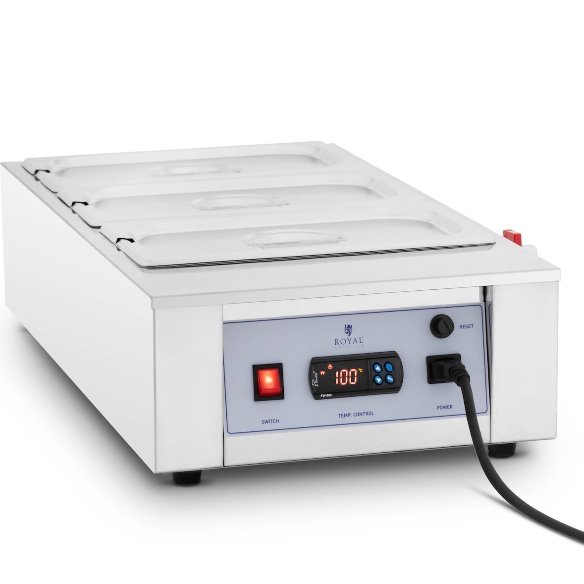 Royal Catering - Chocoladesmelter - 3 x 3,2 l - tot 100 °C -