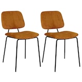 thumbnail of METRO PROFESSIONAL Chaise de restaurant rembourrée, Estora, acier/plastique, jaune, 2 unités