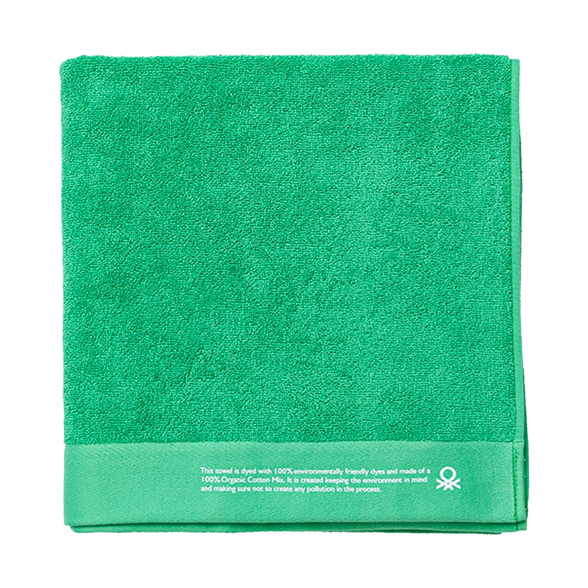 Benetton - Toalha 70X140 Algodão Orgânico 450Gsm Verde