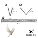 thumbnail of Dissuasori Piccioni - 300cm Acciaio Inox - Scaccia Uccelli Dissuasori per Gatti