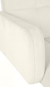 thumbnail of CLP Barhocker Los Angeles Samt Samt HBT: 93x60x56 cm creme schwarz