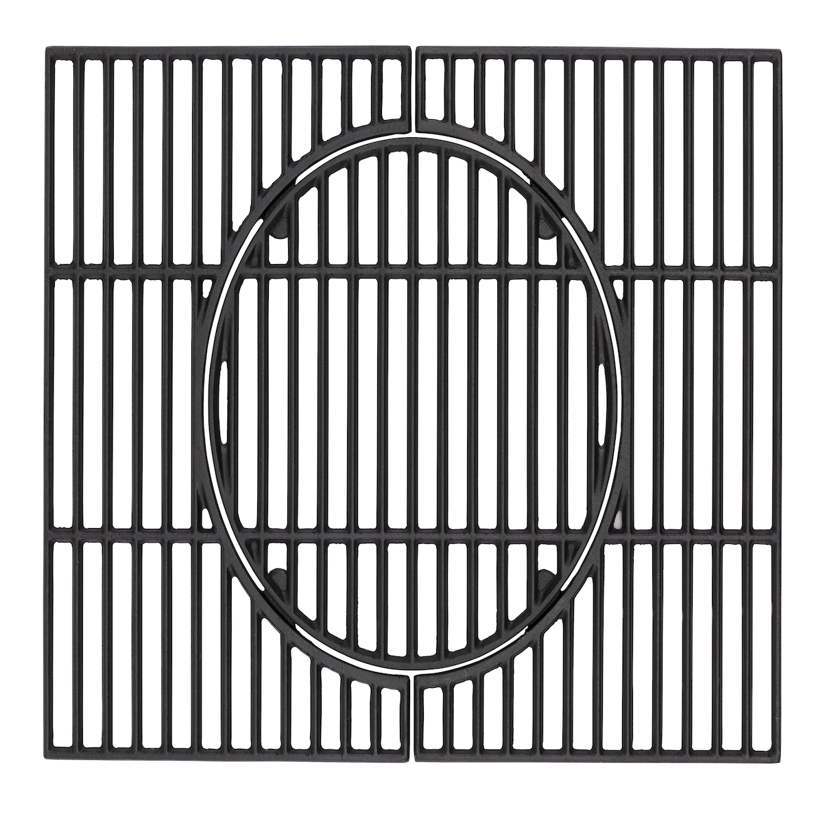 tepro Universal Guss-Grillrost-Set mit Rost-in-Rost-System für Holzkohle- oder Gasgril