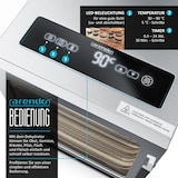 thumbnail of Arendo Edelstahl Dörrautomat mit Temperaturregler - Timer bis zu 24 h - Dehydrator - Dörrgerät