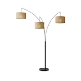 thumbnail of SalesFever Lampadaire | avec base en marbre | tissu | L 35 x P 106 x H 220 cm | Nature