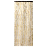 thumbnail of Décoshop26 - Rideau contre insectes moustiquaire Beige 90x220 cm Chenille DEC022185