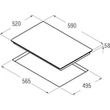 thumbnail of Cata placa IB6303BK 3induccion negra (08063101)