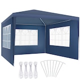 thumbnail of tectake Pavillon imperméable BARINAS avec 3 parois latérales - bleu - 405965
