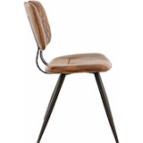 thumbnail of France Mobilier CHR Chaise hôtel restaurant Lina vintage - lot de 2 - 64 x 49 x 88cm Cognac