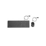 thumbnail of Clavier Et Souris Filaires Hp 150 Noir, Azerty, Précis Et Ergonomiques, Clavier Silencieux, Touches Ultraplates Pour Frappe Rap