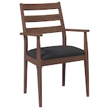 thumbnail of vidaXL Esszimmerstühle mit Kissen 2 Stk. Braun Massivholz Gummibaum