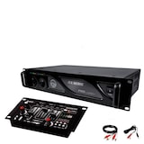 thumbnail of Amplificateur sono 2 x 1500W MY DEEJAY AX-3000 MyDj + Table de mixage DJ21 4 voies 7 entrées + USB