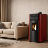 thumbnail of Luft- Pelletofen Anita 15 kW Sannover Bordeaux