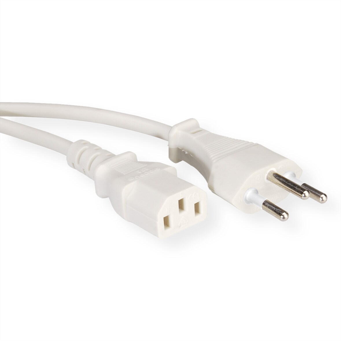 VALUE voedingskabel (CH), wit, 1,8 m