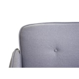 thumbnail of Schlafsofa HWC-J18, Couch Klappsofa Gästebett Bettsofa, Schlaffunktion Stoff/Textil 185cm ~ grau