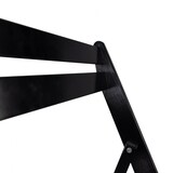 thumbnail of Packung mit 2 Klappstühlen aus Bambusholz schwarzem 42,5 x 47,5 x 79 cm O91