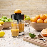 thumbnail of Arendo Zitruspresse mit 40 W & 700 ml Fruchtsaftbehälter Presskegel mit zwei Drehrichtungen