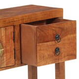 thumbnail of Mesa consola madera maciza de acacia rugosa 120x32x80 cm