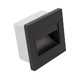 thumbnail of efectoLED Baliza LED 1.5W Empotrable Pared Negro Randy  Blanco Cálido 3000K