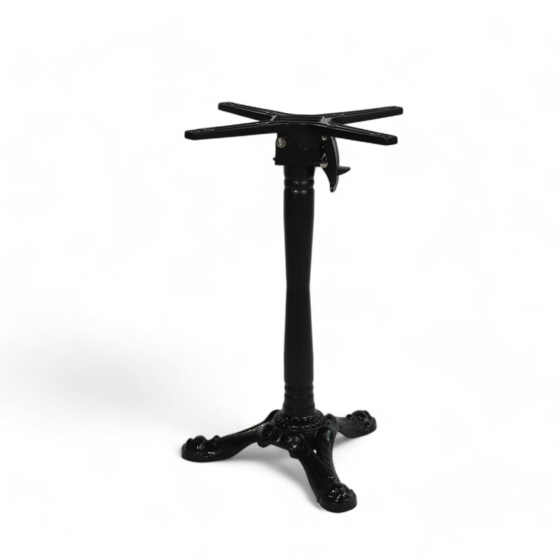 Pie de mesa plegable BISTROT - Negro - D45xA72 cm - 3 patas - Apilable - Bistromania