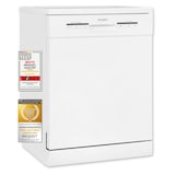 thumbnail of Exquisit Geschirrspüler GSP9112-030E weiss | Spülmaschine 60 cm | 12 Maßgedecke | Startzeitvorwahl | Power+ | ECO Modus | Standgerät