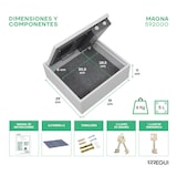 thumbnail of ARREGUI Magna 592000 Caja Fuerte Oculta en el Suelo del Armario, Escondite para Dinero en Casa, Caja Fuerte Camuflada con Código, 11x31x29 cm, 5L