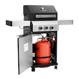 thumbnail of TAINO BLACK 2+1 Gasgrill mit Seitenbrenner Gasgrill 2 Brenner Matt Schwarz